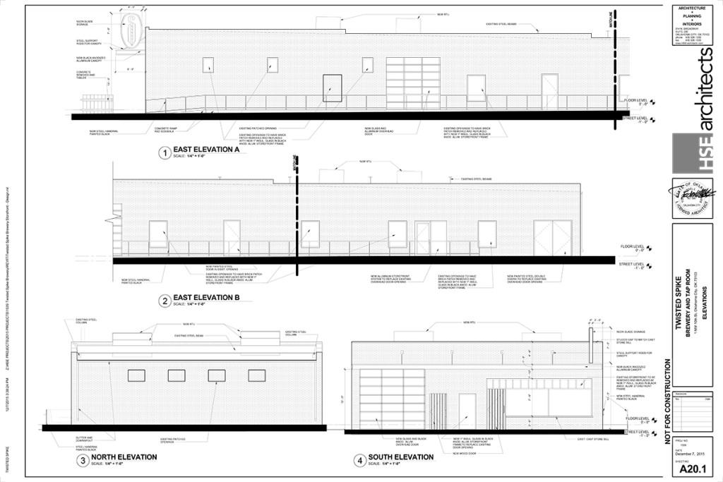 TSB front and east elevations Small
